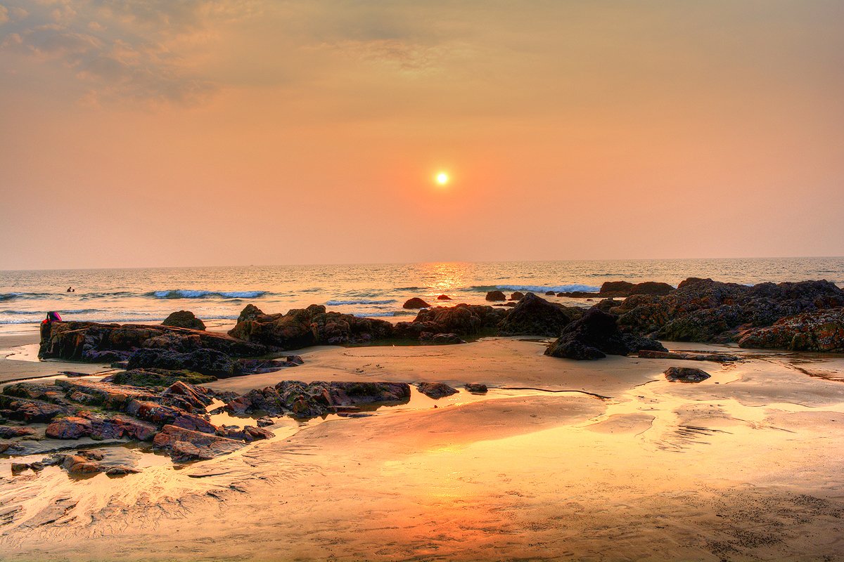 Sunset at Goa Beach