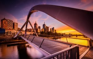 Sunrise in Melbourne Australia